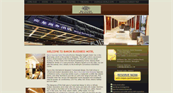 Desktop Screenshot of baronbusinesshotel.com