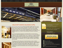 Tablet Screenshot of baronbusinesshotel.com